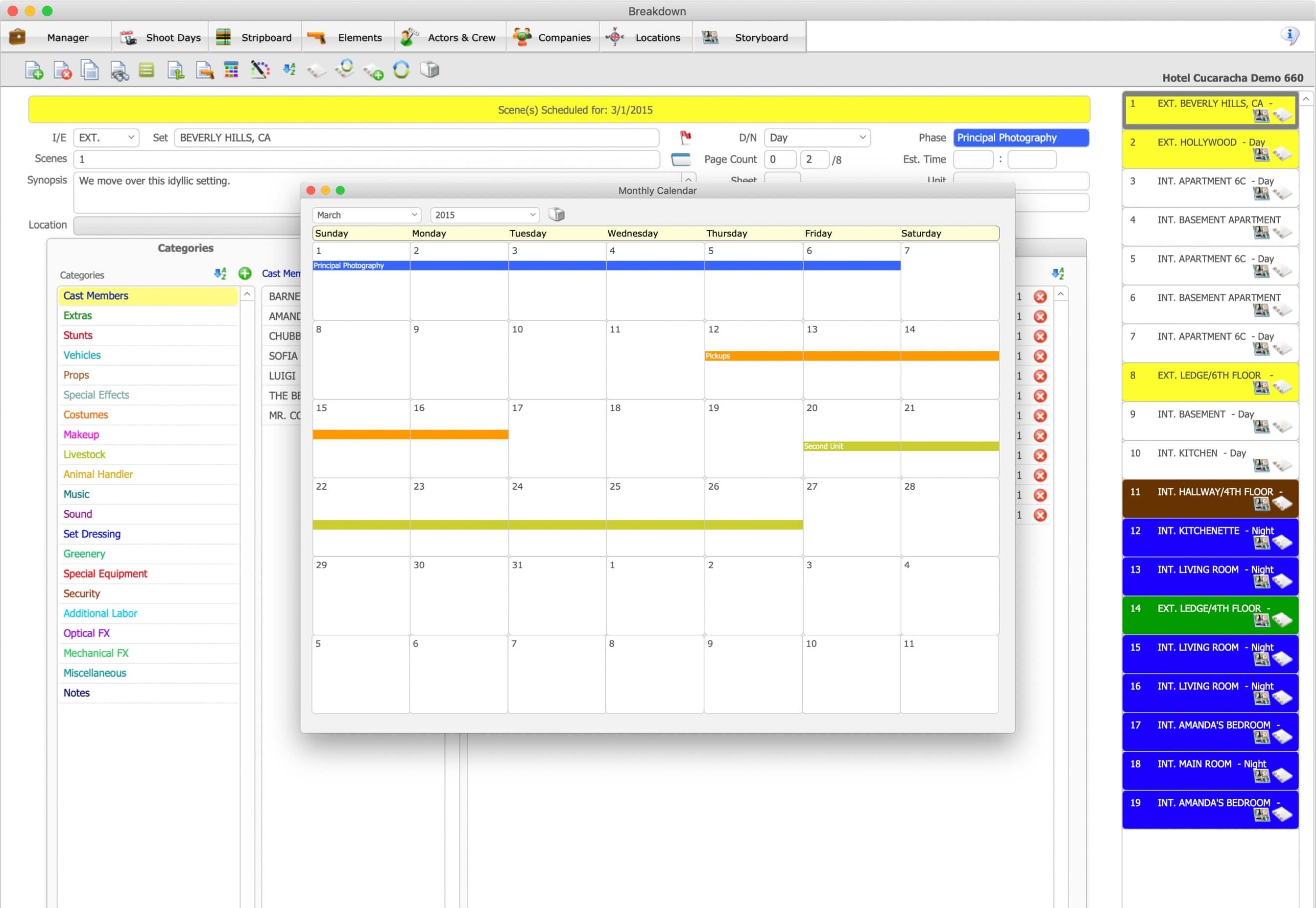 Best Alternative to Jungle Software Gorilla Scheduling - Production Calendar