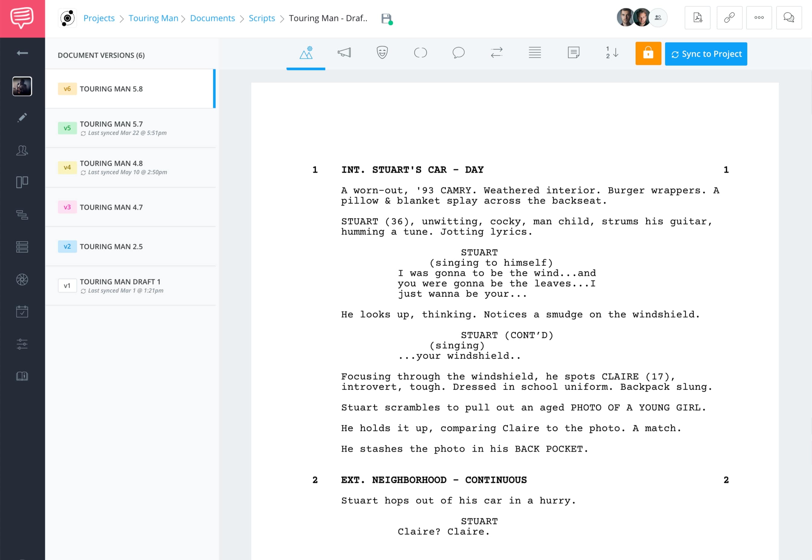 StudioBinder Free Screenwriting Software for Filmmaking