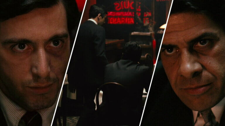 The Godfather Restaurant Scene Featured